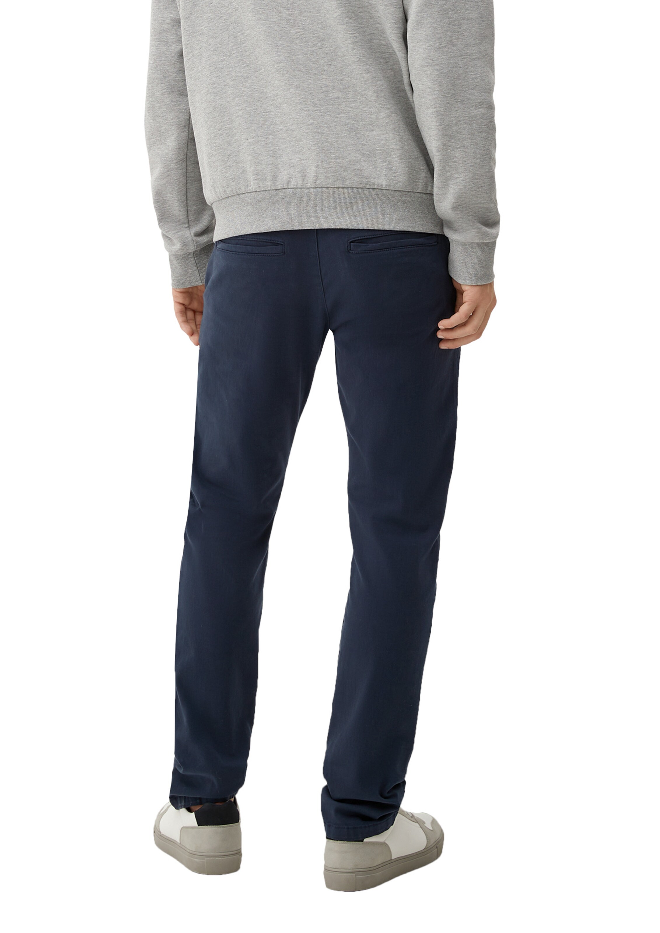 Coupe slim Pantalon chino 'RICK' QS en bleu