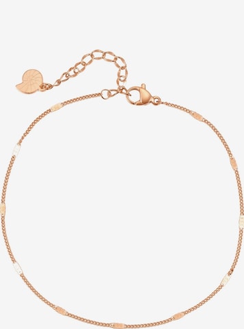 Hey Happiness Voetsieraden 'Flat Links' in Goud: voorkant