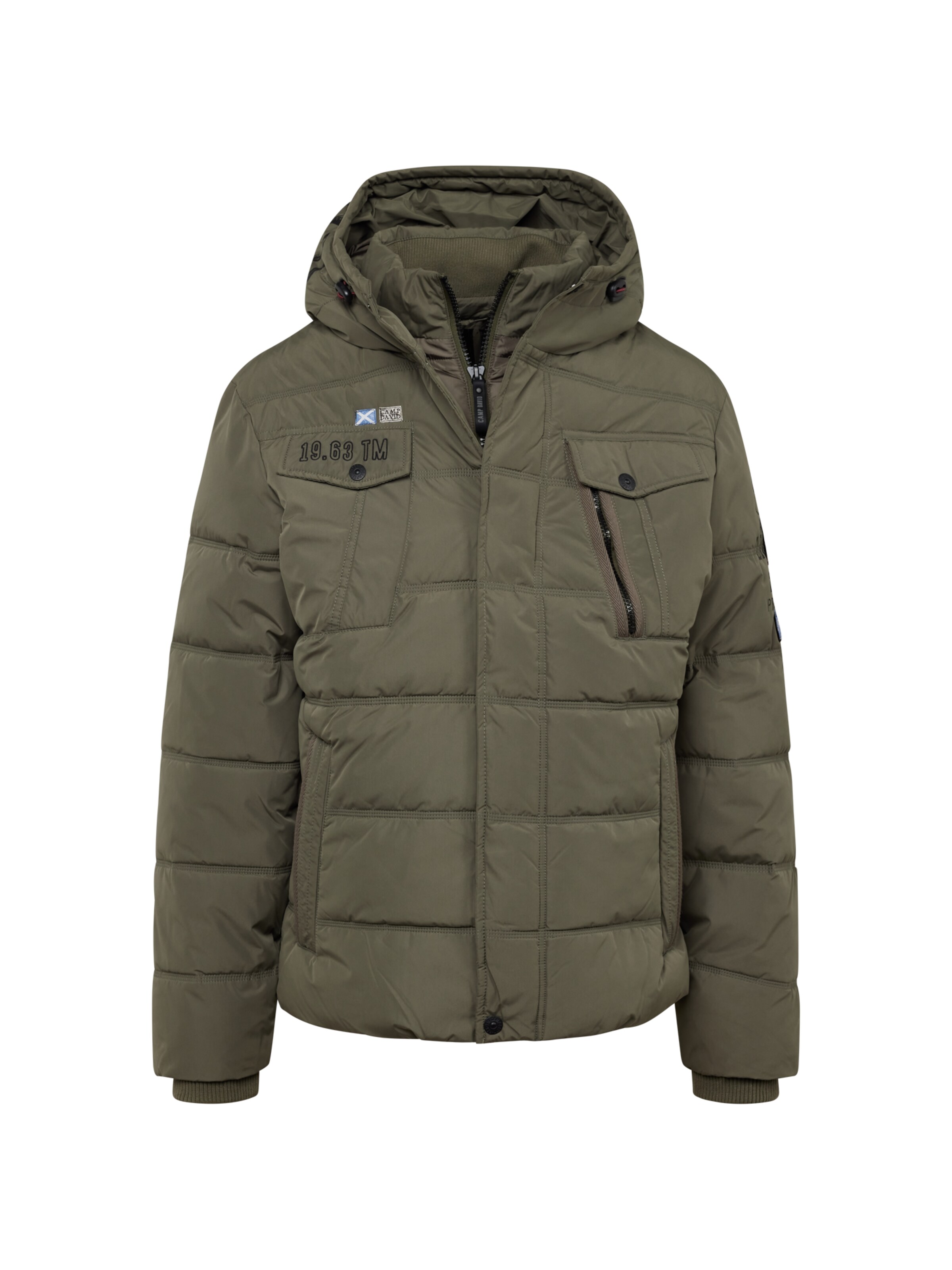 CAMP DAVID Jacke in Grün: Vorderseite