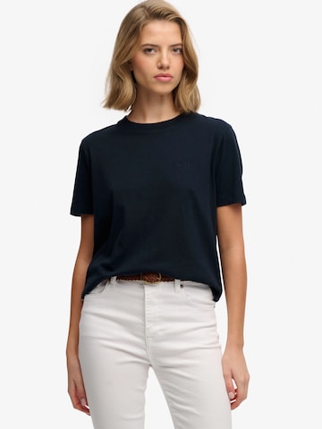 Tricou 'ESSENTIAL' de la Superdry pe albastru: față