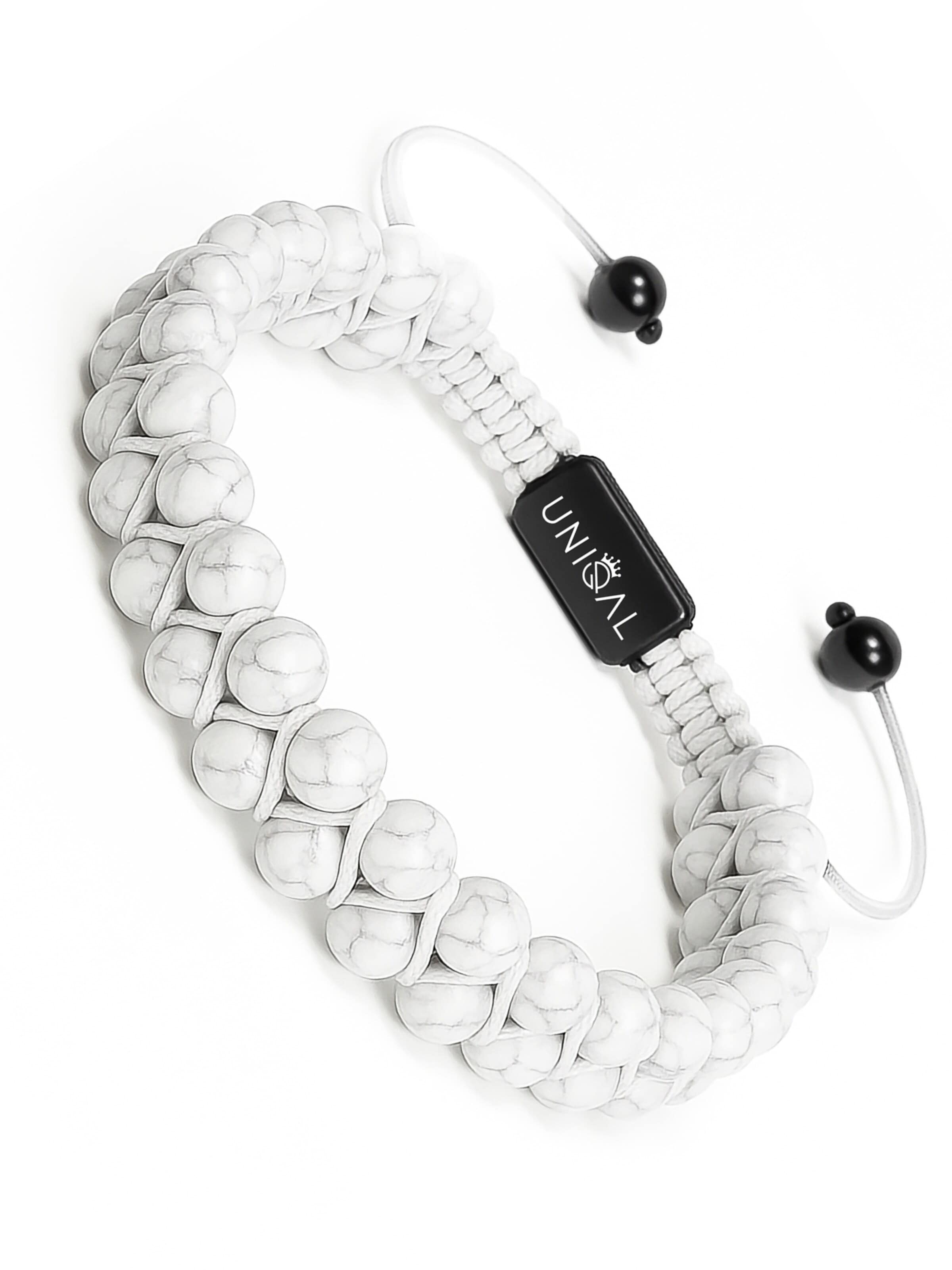 Bracelet 'HOWLITH' UNIQAL en blanc : devant
