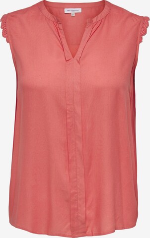 ONLY Carmakoma Blouse 'Mumi' in Roze: voorkant