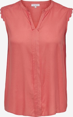 Camicia da donna 'Mumi' di ONLY Carmakoma in rosa: frontale