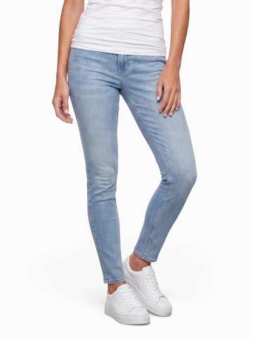 Tommy Jeans Skinny Jeans 'Nora Mid Rise Skinny' in Blau