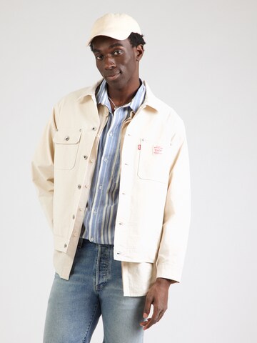 LEVI'S ® Tussenjas 'Sunrise Trucker Jacket' in Beige: voorkant