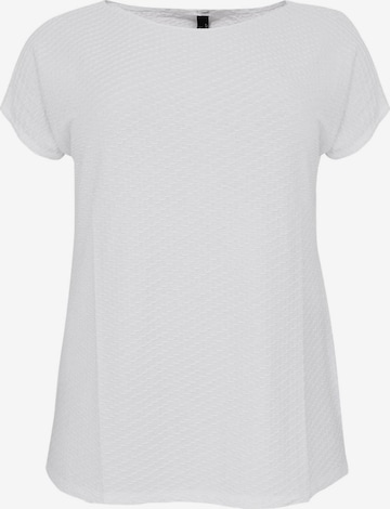 Yoek Shirt ' Oblie ' in White: front