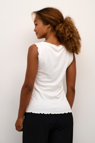 Cream - Top 'Ribba' em branco