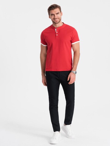 Ombre Shirt in Rood