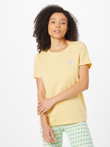 T-shirt 'Kita' ONLY en jaune : devant