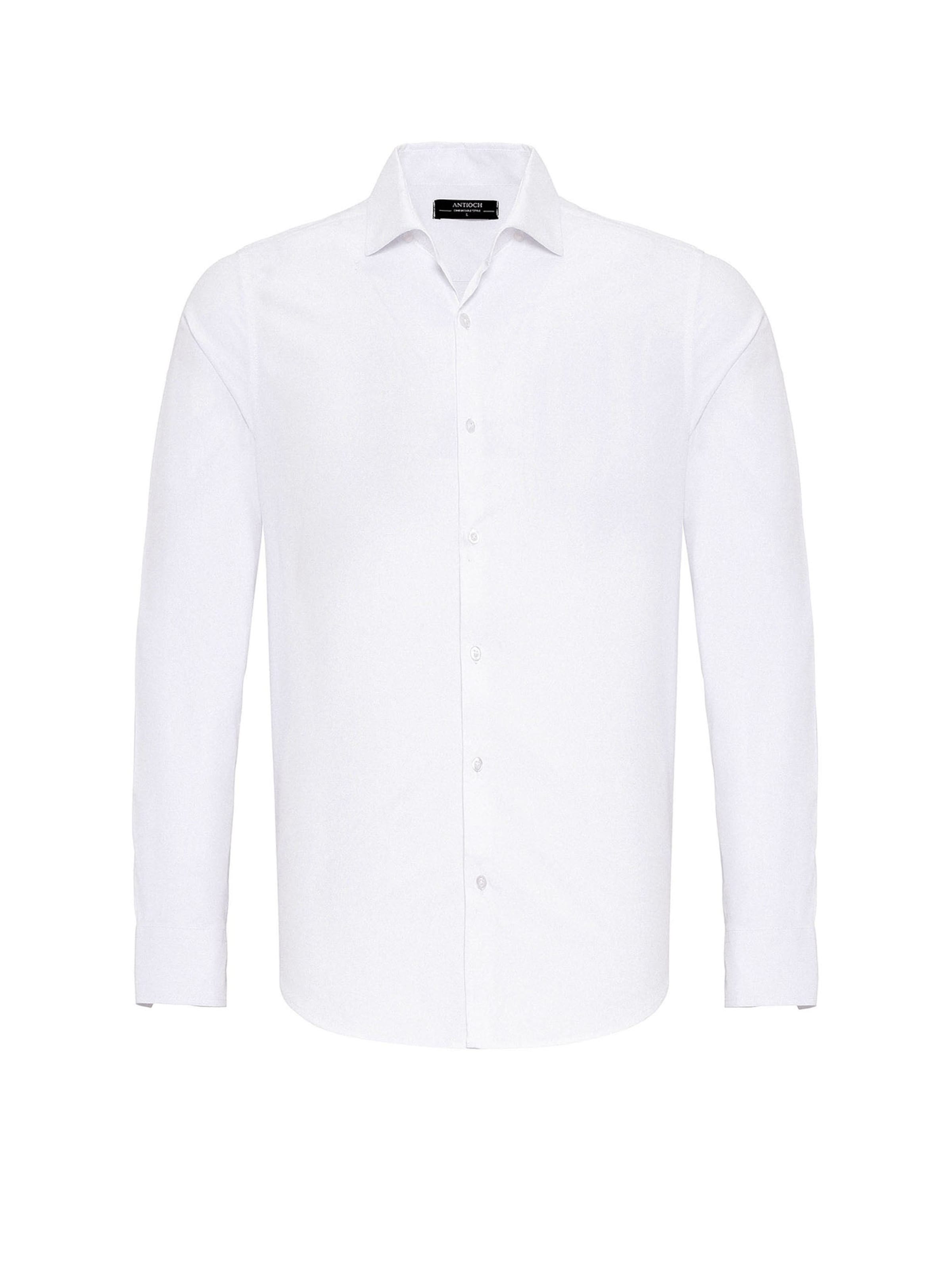 Antioch Tavaline suurus Triiksärk, värv valge: eest vaates