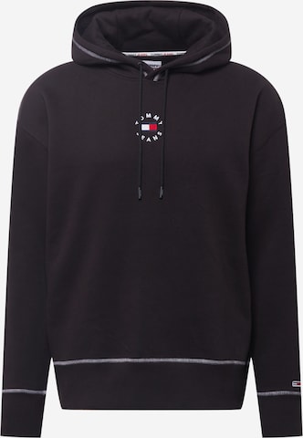 Sweat-shirt Tommy Jeans en noir : devant