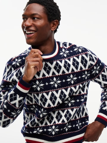 TOMMY HILFIGER Pullover in Blau