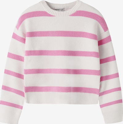 NAME IT Pulover 'NKFVNILLA' veličine 122-128 u roza / bijela, Pregled proizvoda