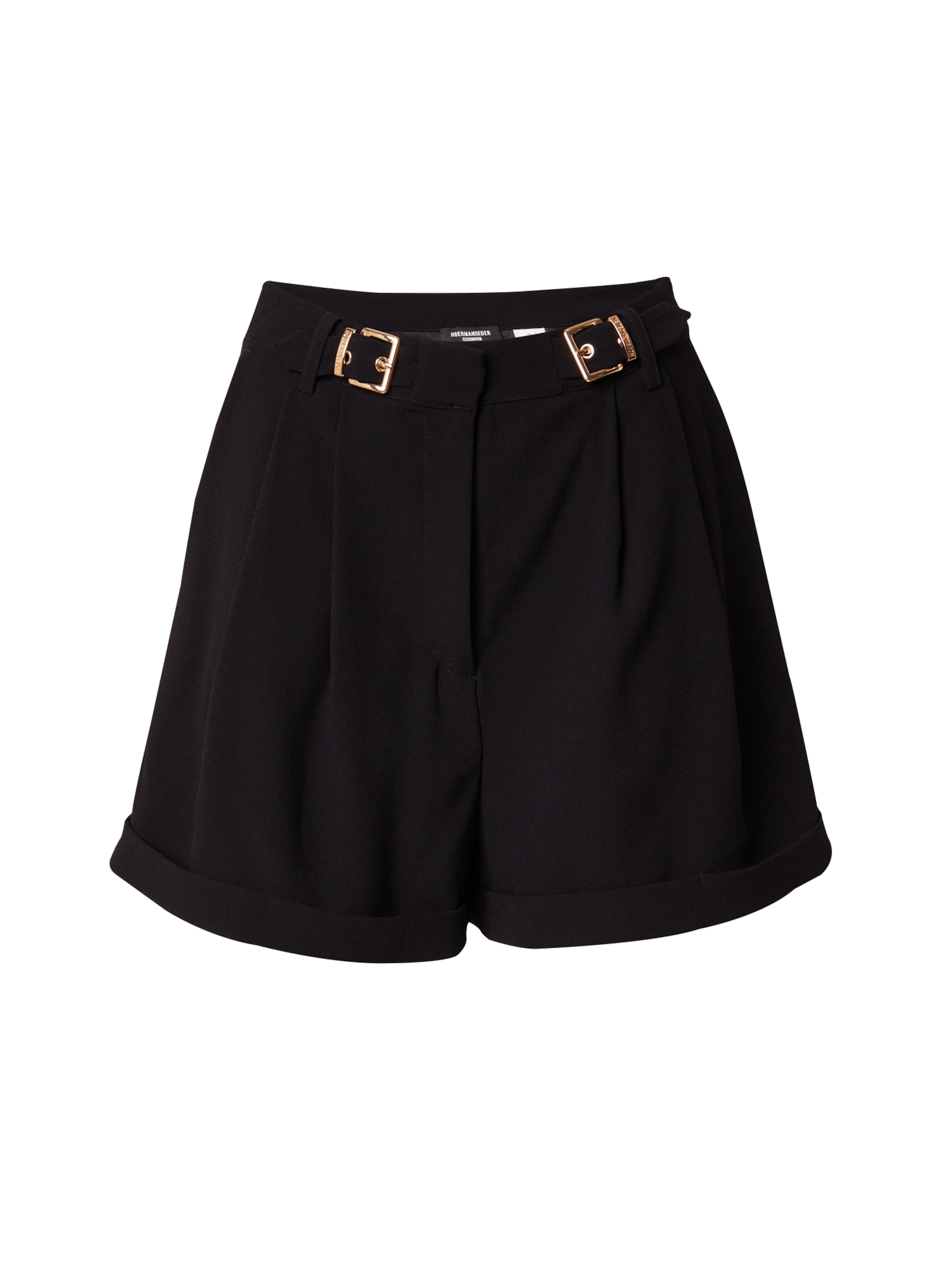 Hoermanseder Loosefit Nadrág 'Halina' - fekete: elől