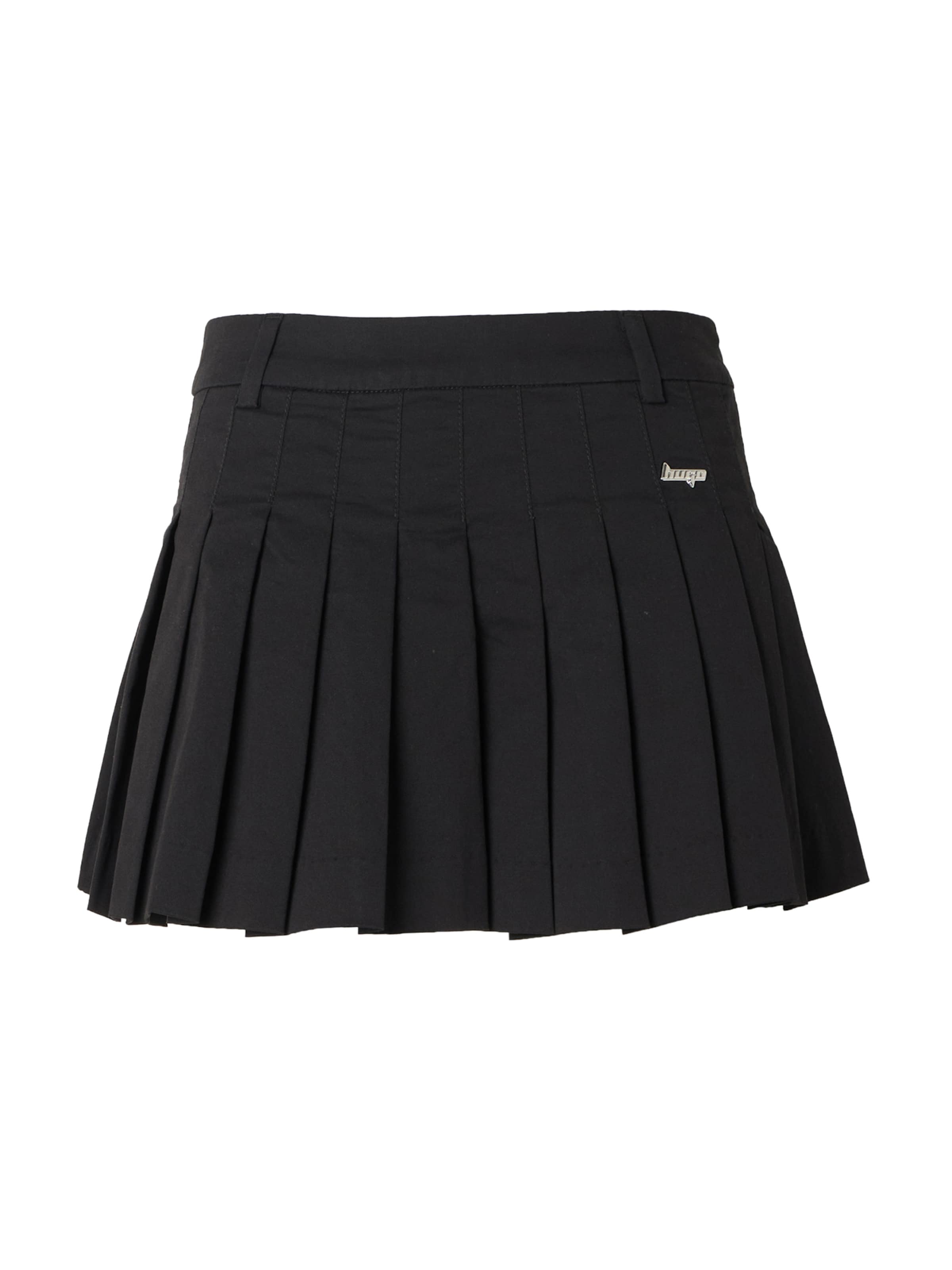 HUGO Sukně 'Remisea-1_B' – černá: přední strana