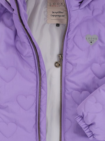 Looxs Revolution Winterjas in Lila: voorkant