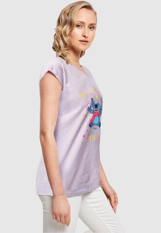 T-shirt 'Lilo And Stitch - Merry Rainbow' ABSOLUTE CULT en violet