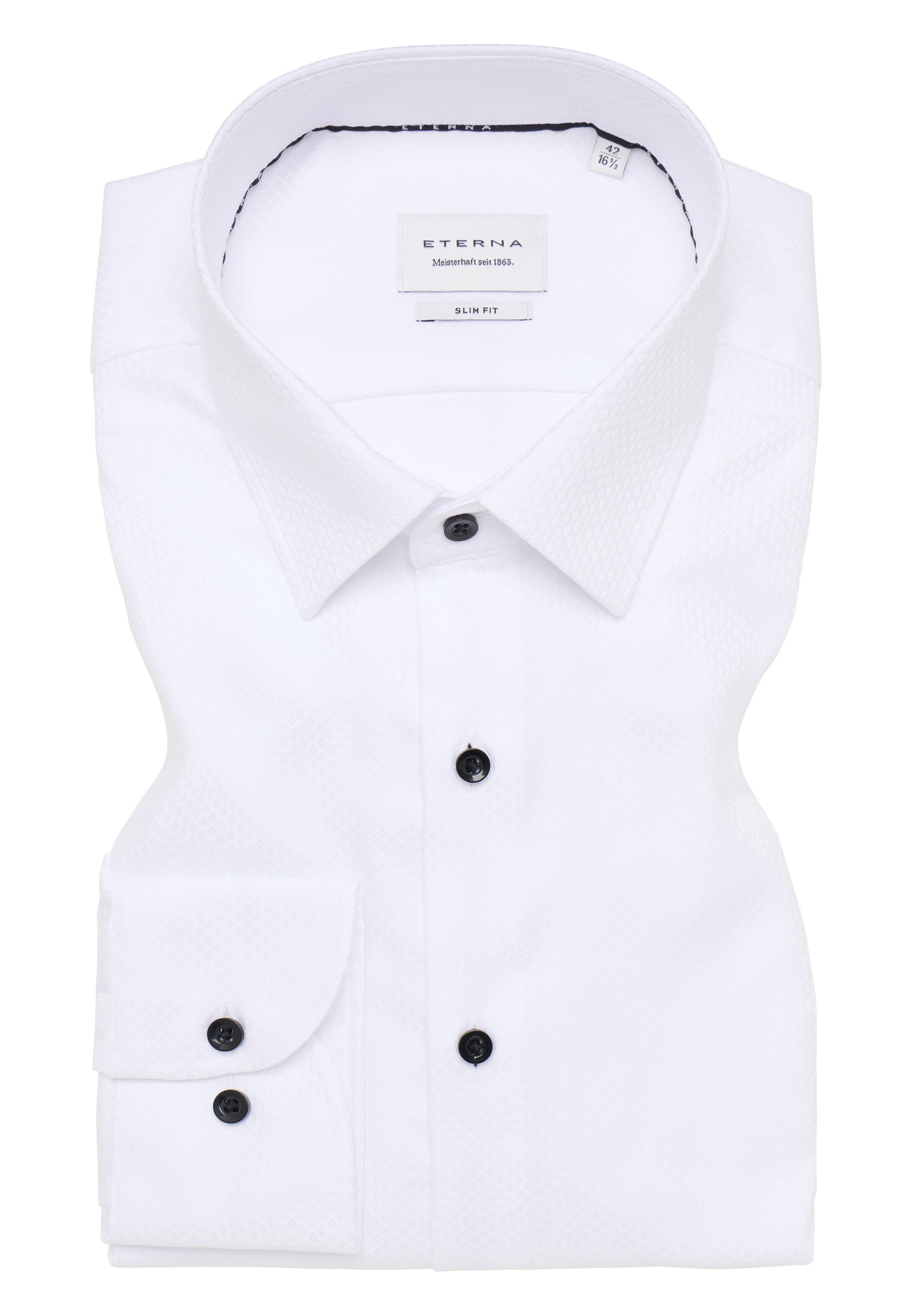 ETERNA Slim fit Business shirt in White