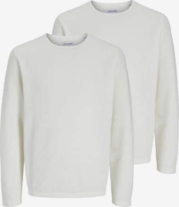 JACK & JONES Sweater 'George' in White: front