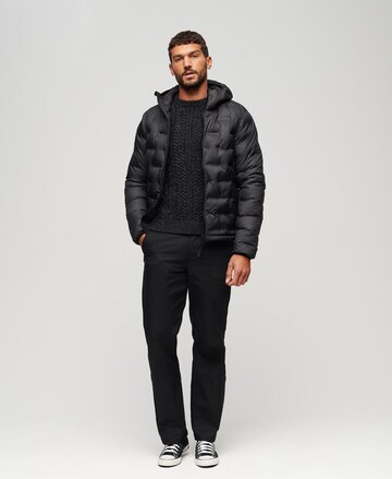 Veste mi-saison Superdry en noir