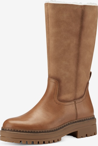 Bottes TAMARIS en marron : devant