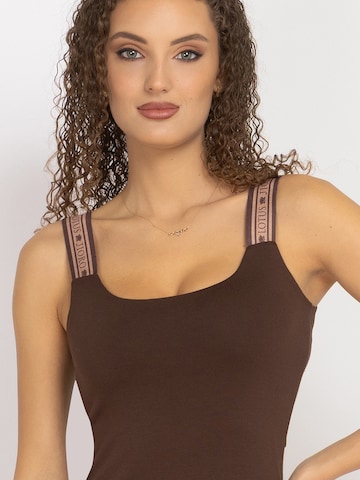 JIORO Jurk 'ESSENTIALS' in Bruin