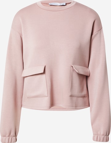 Sweat-shirt Warehouse en rose : devant