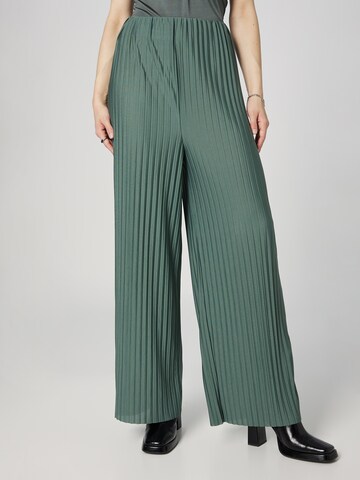 Guido Maria Kretschmer Women Wide leg Broek 'Saphia' in Groen: voorkant