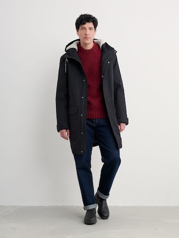 Seasalt Cornwall Välikausitakki 'Tidesman' värissä musta