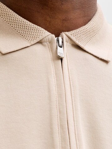 JACK & JONES Poloshirt in Beige