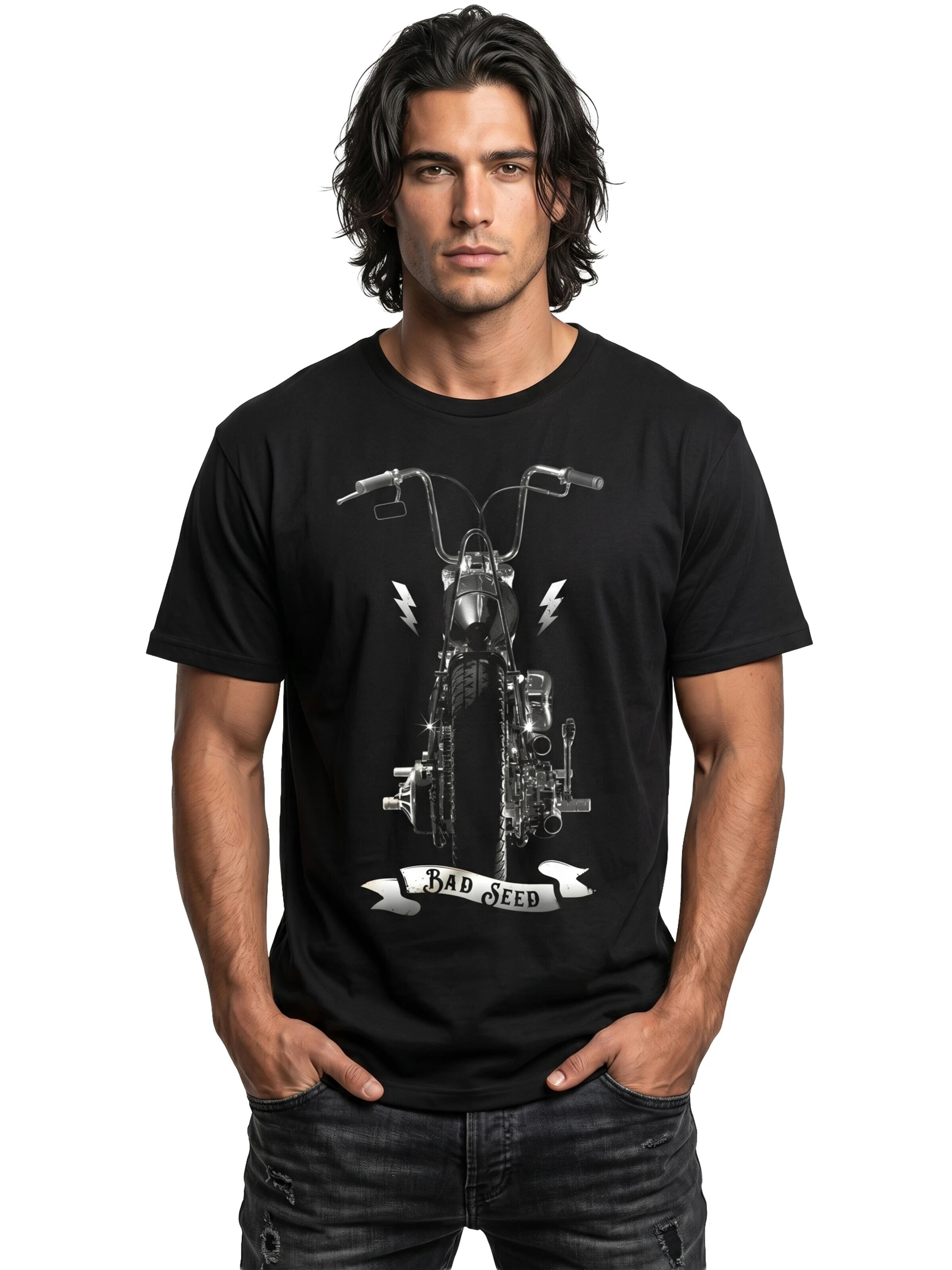 MAKAYA Shirt 'Bad Seed' in Black