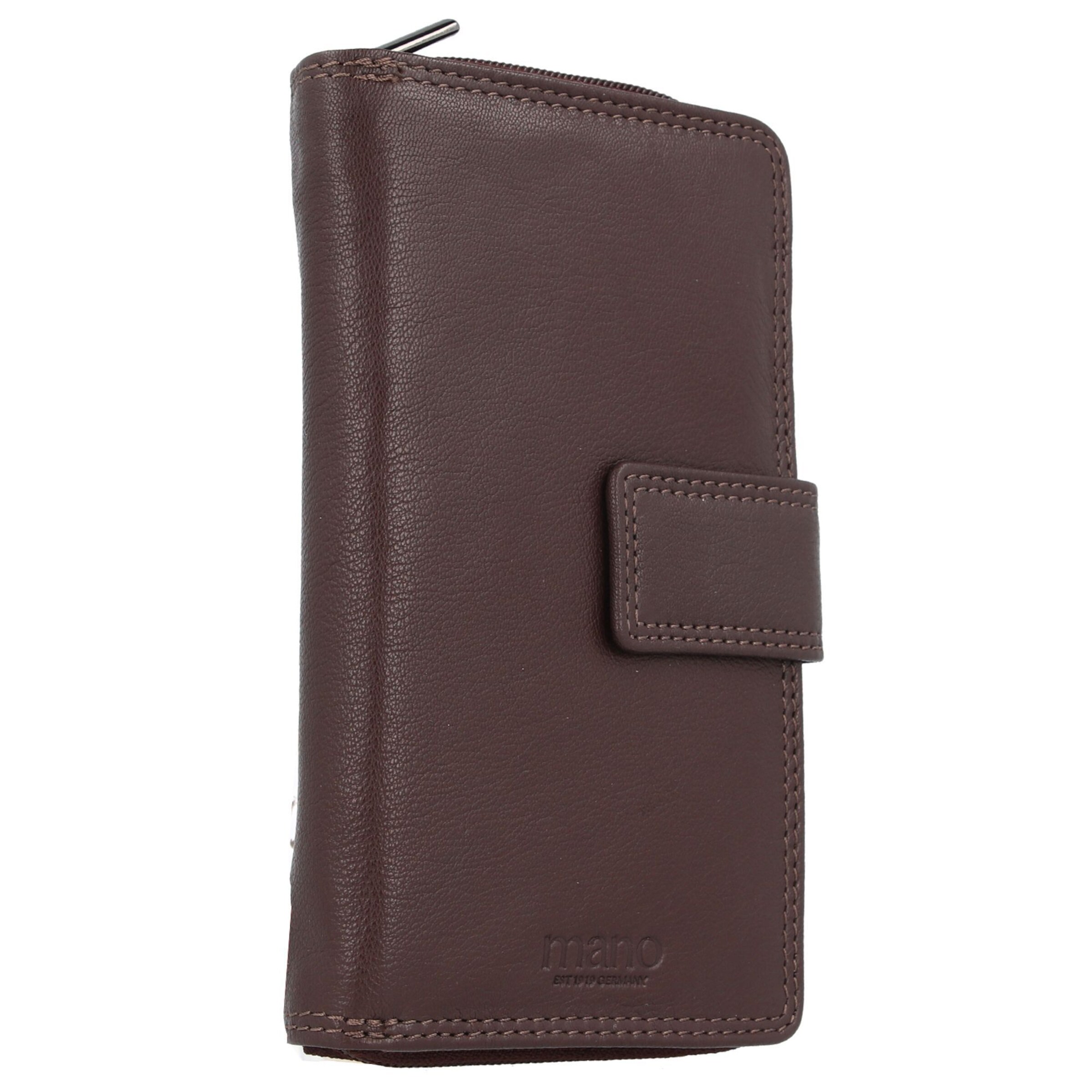 mano Wallet 'Donna Giulia' in Brown