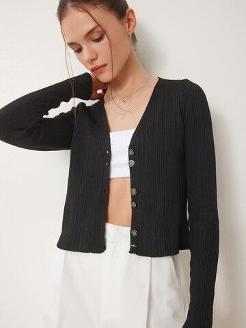 Happiness İstanbul Kardigán - Čierna