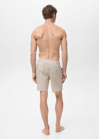 MANGO MAN Swim Trunks 'Seer' in Beige