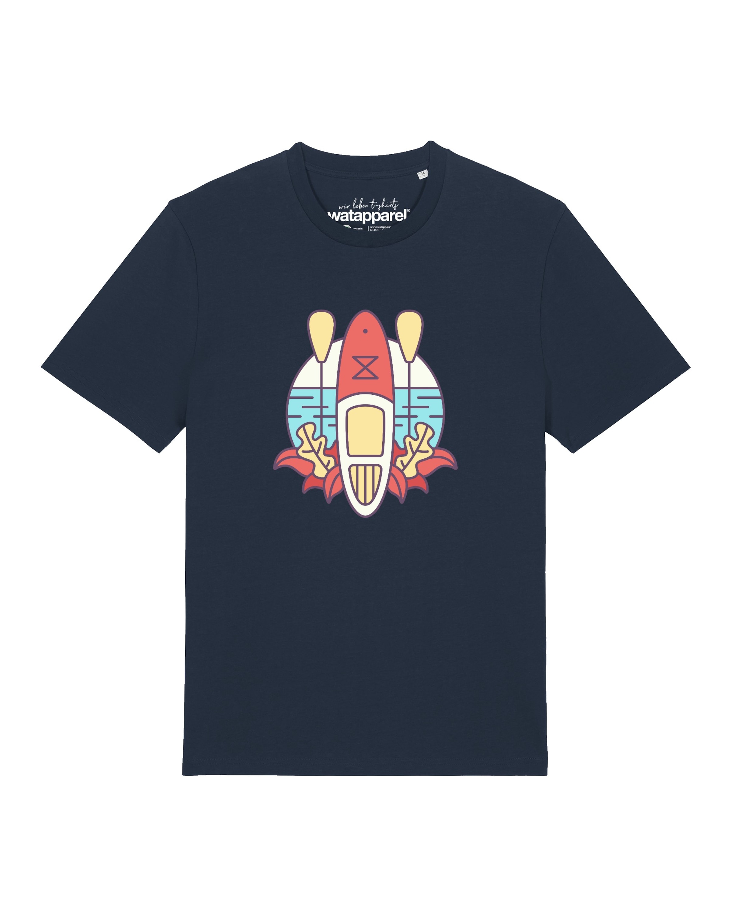 T-Shirt 'Stand Up Paddleboard Sup' Watapparel en bleu : devant