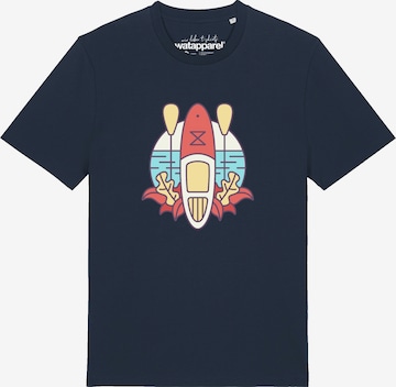 T-Shirt 'Stand Up Paddleboard Sup' Watapparel en bleu : devant