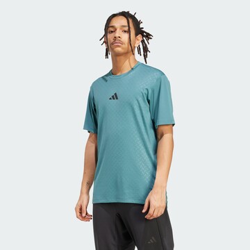 T-Shirt fonctionnel 'Power' ADIDAS PERFORMANCE en vert : devant
