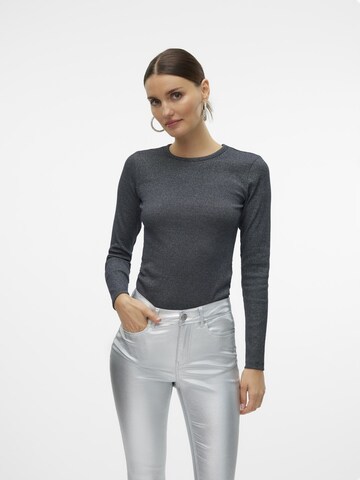 VERO MODA Shirt 'CHLOE' in Grijs: voorkant