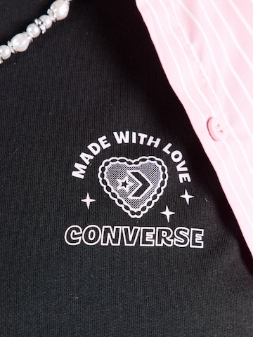 CONVERSE - Camiseta en negro