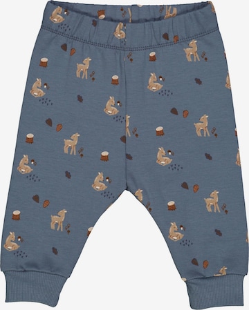 Effilé Pantalon Müsli by GREEN COTTON en bleu : devant