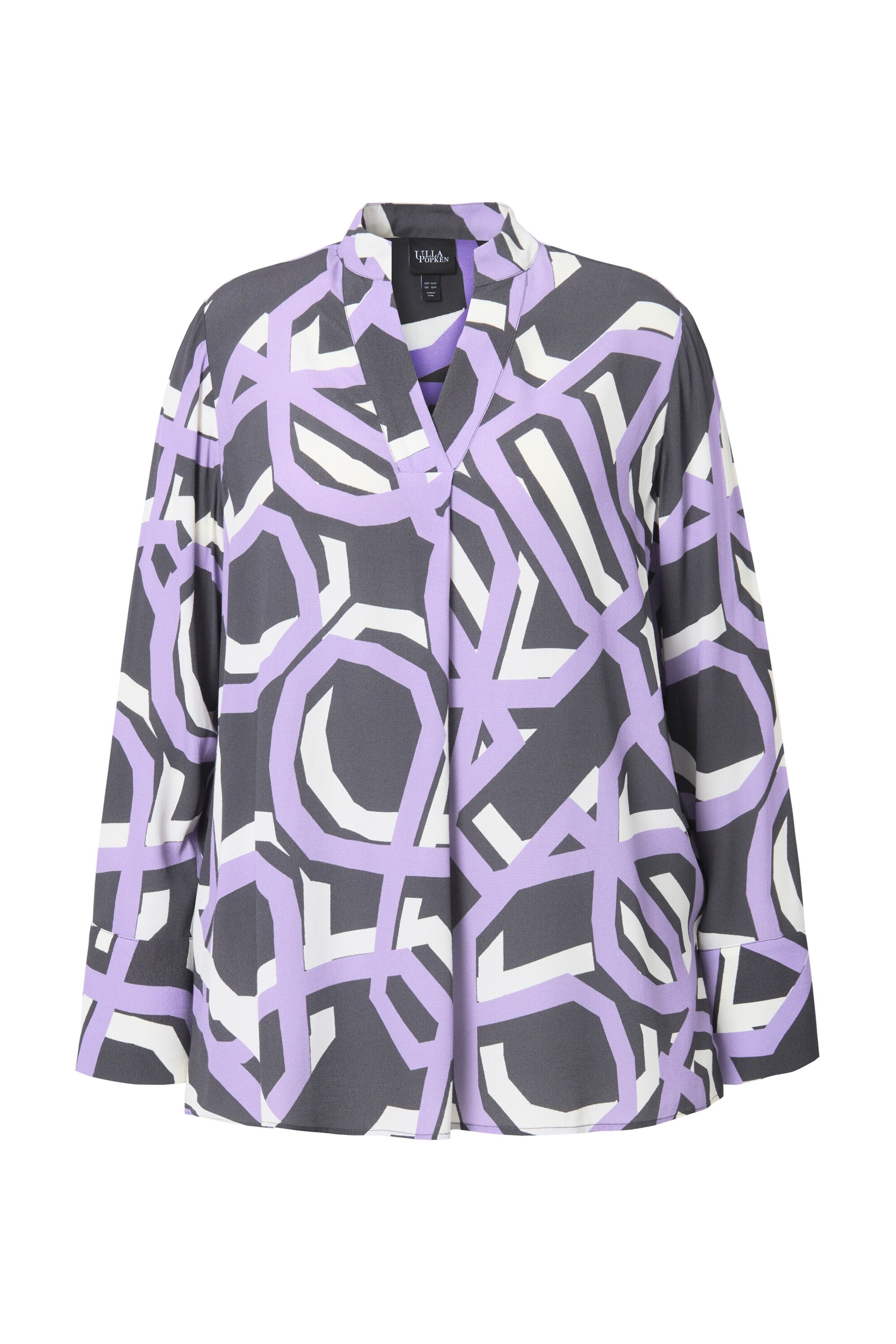 Ulla Popken Tunika in Grau: Vorderseite