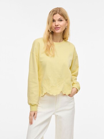 VILA Sweatshirt 'VIHailey' i gul: forside
