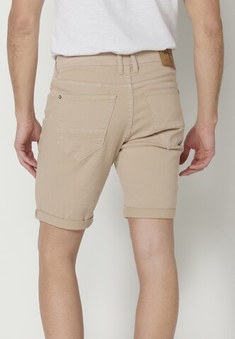 KOROSHI regular Jeans i beige