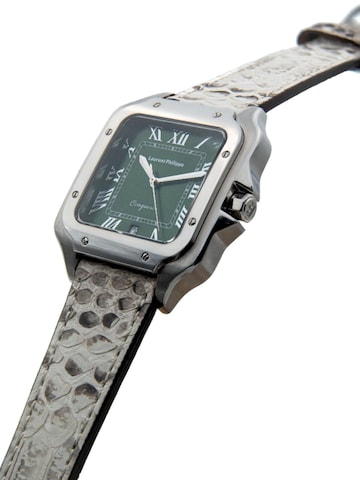 Laurent Philippe Analog watch 'Conqueror Emerald – Serpent Ivory' in Green