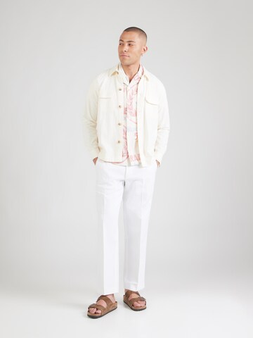 Abercrombie & Fitch Comfort Fit Hemd in Weiß