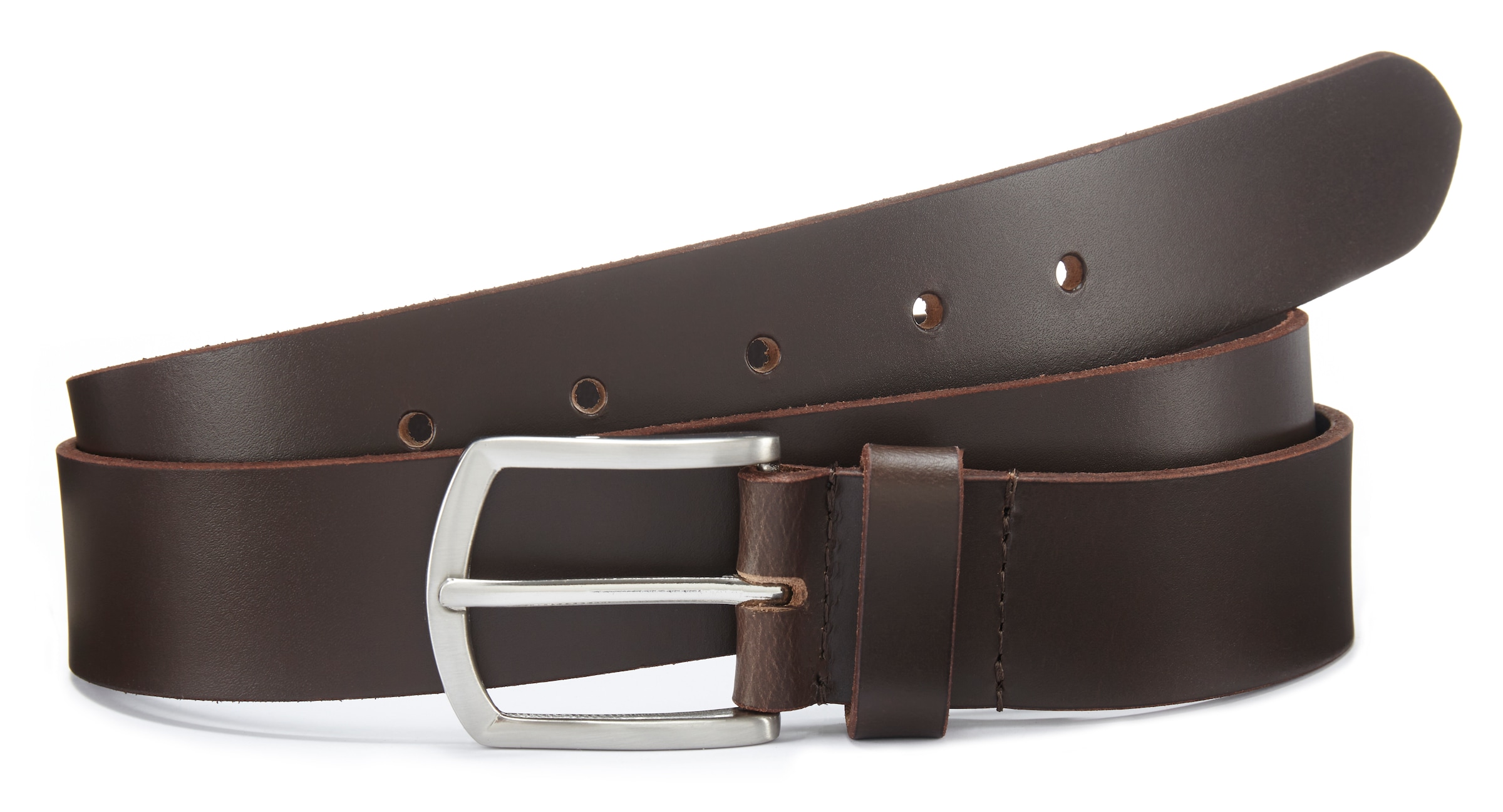 JOHN DEVIN Belt in Brown: front