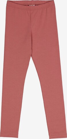 Regular Leggings '' Müsli by GREEN COTTON en rouge : devant