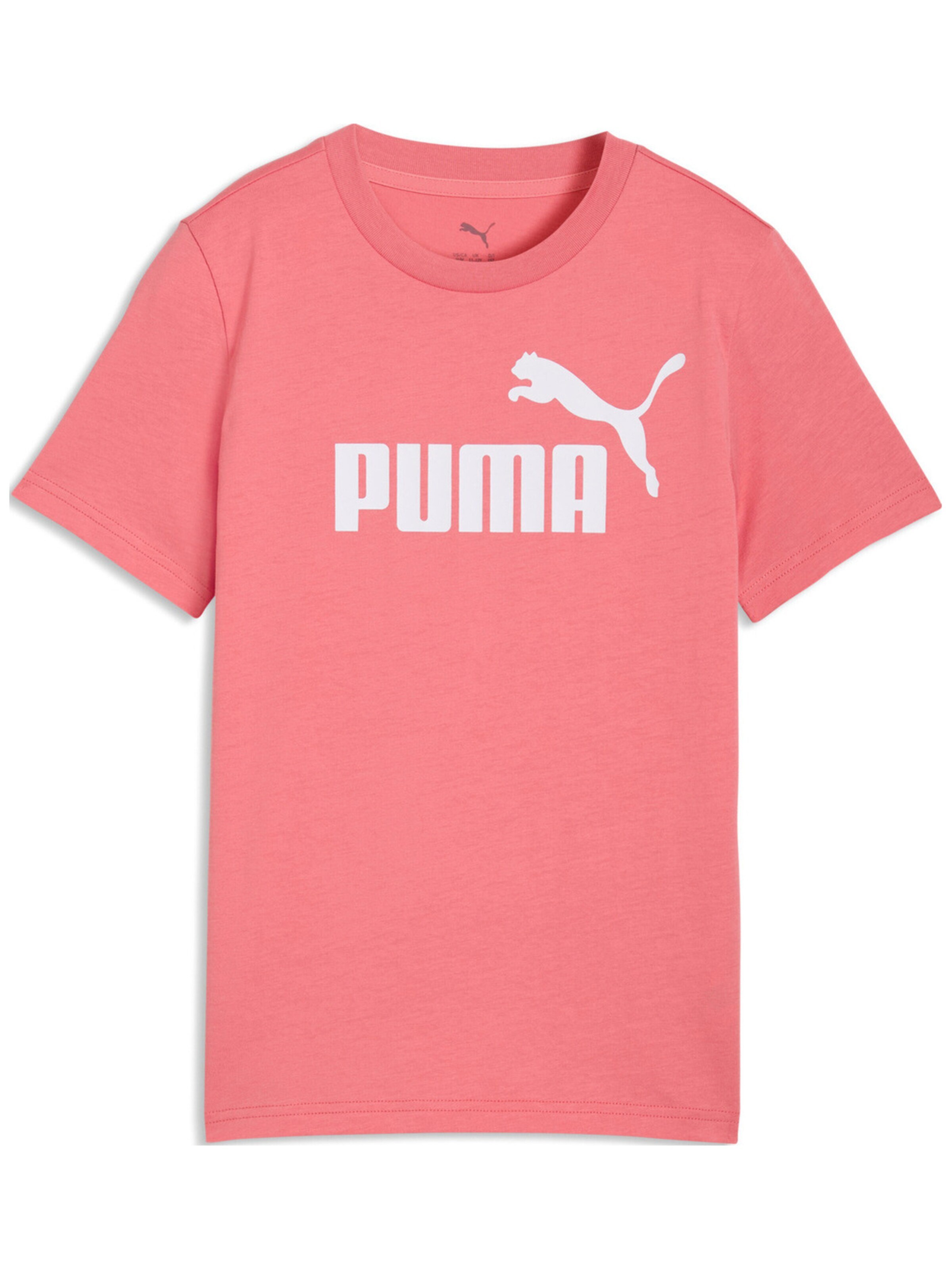 Maglietta 'Puma Ess No. 1 Logo Tee G' di PUMA in rosa: frontale
