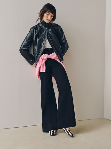 Next Wide Leg Jeans in Blau