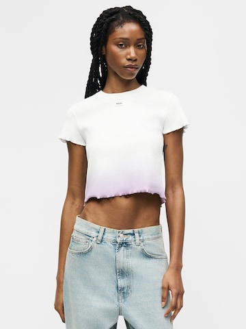 Moschino Jeans - Camiseta en lila: frente